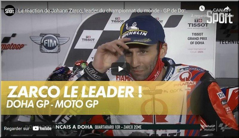 MotoGP - Doha, le debrief vidéo du Grand Prix de Johann Zarco 2ème et ...
