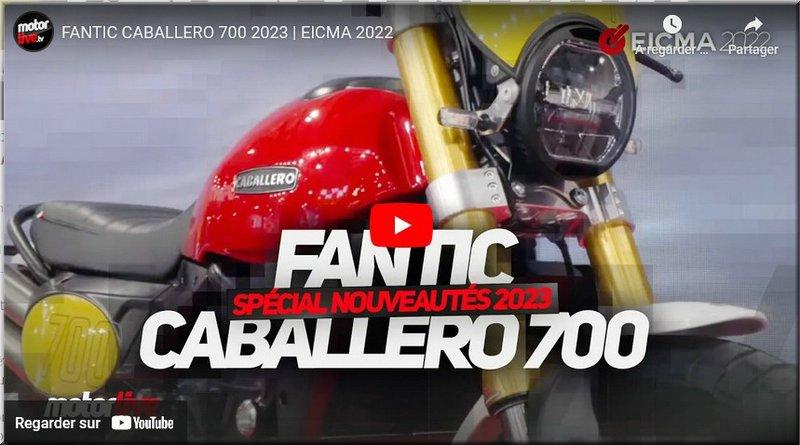 FANTIC - Caballero 700 2023, la présentation vidéo Motorlive au Salon ...