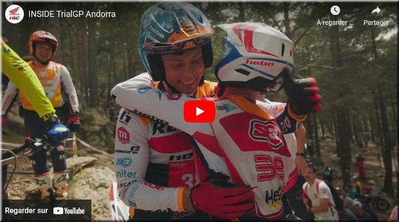 TrialGP - Andorre, inside vidéo Honda