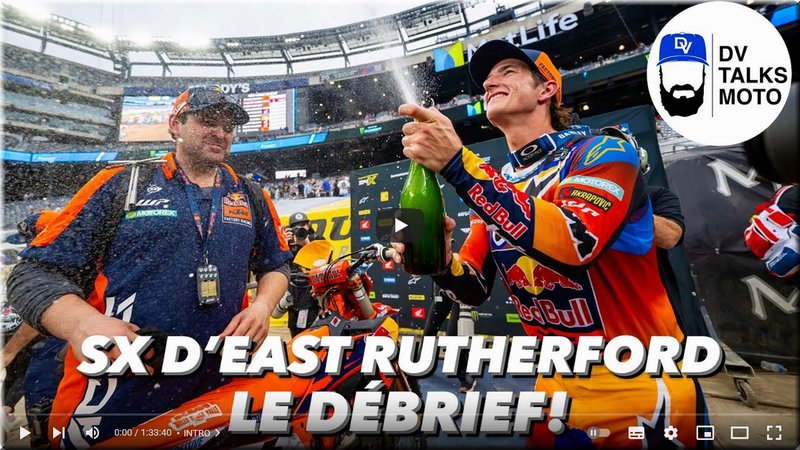 SUPERCROSS US - East Rutherford, le debrief vidéo de David Vuillemin et ...