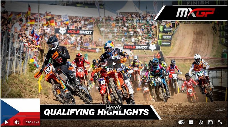 MOTOCROSS - République Tchèque, Loket, qualifications MXGP et MX2, le résumé vidéo et les résultats