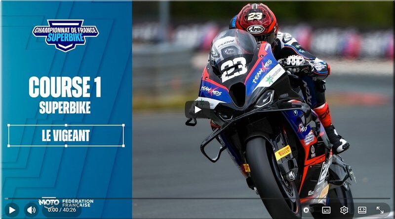 FSBK - Le Vigeant, les vidéos intégrales des courses 1 et 2