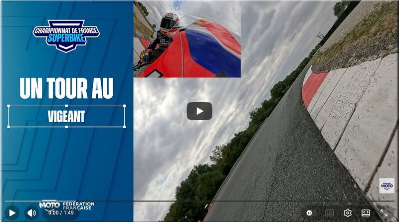 FSBK - Le vigeant, le tour de piste en caméra embarquée avec Noan Vasta