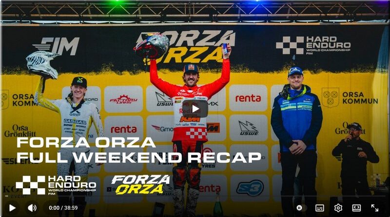HARD ENDURO - Suède, Forza Orza, le résumé vidéo complet de la compétition (39mn)