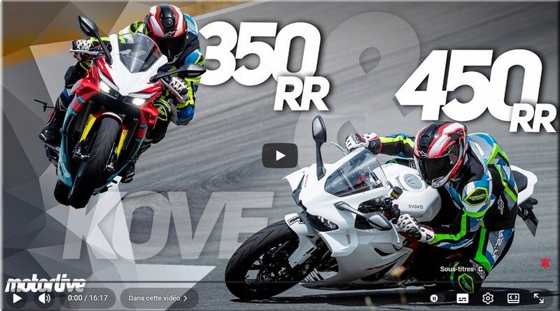 KOVE - 450 RR et 350 RR 2026, les essais vidéo Motorlive