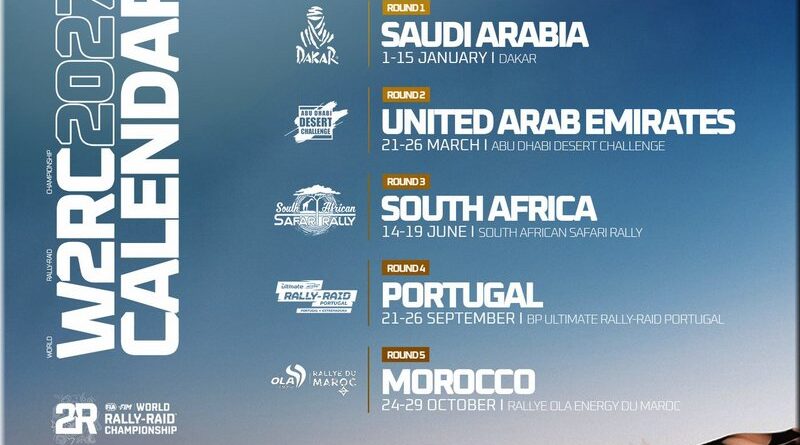 RALLYE RAID - le calendrier 2027
