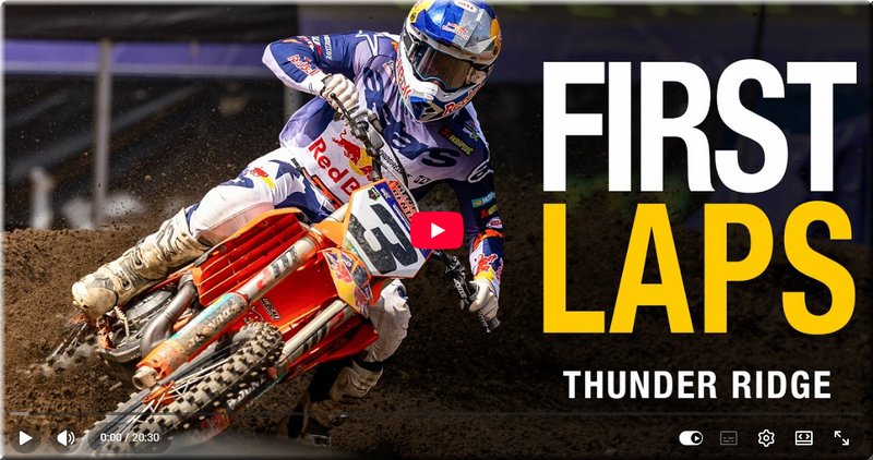 MOTOCROSS US - SMX, Ridgedale, la vidéo des premiers tours de roues des pilotes dans la Thunder Ridge Nature Arena