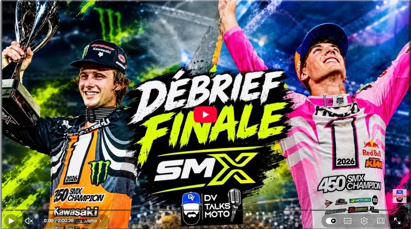 MOTOCROSS US - SMX, Ridgedale, le debrief vidéo DV Talk, David Vuillemin, Marvin Musquin et Hugo Manzato
