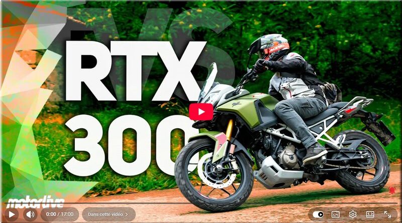 TVS - RTX 300, l’essai vidéo Motorlive