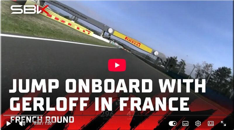 WSBK - France, Magny-Cours, le tour de piste en caméra embarquée avec Garett Gerloff