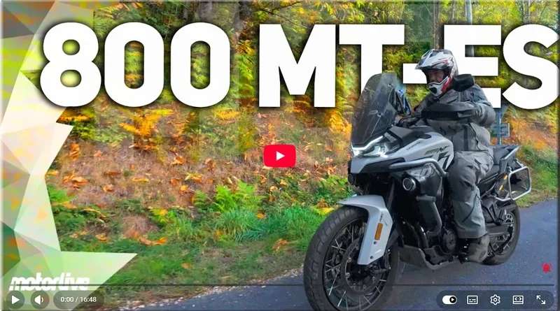 CF MOTO - 800 MT ES, l’essai vidéo Motor Live