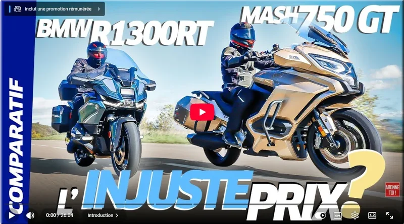 COMPARO - BMW R 1300 RT vs Mash 750 GT