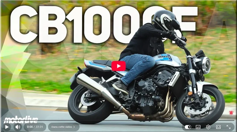 HONDA - CB 1000 F 2027, l’essai vidéo Motor Live