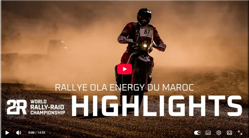 RALLYE RAID - Maroc, le récap’ vidéo Honda HRC
