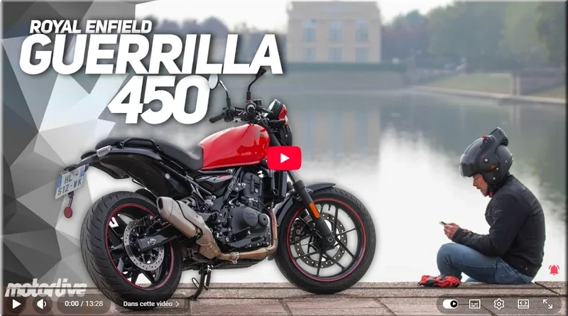 ROYAL ENFIELD - Guerrilla 450 Apex, l’essai vidéo Motorlive
