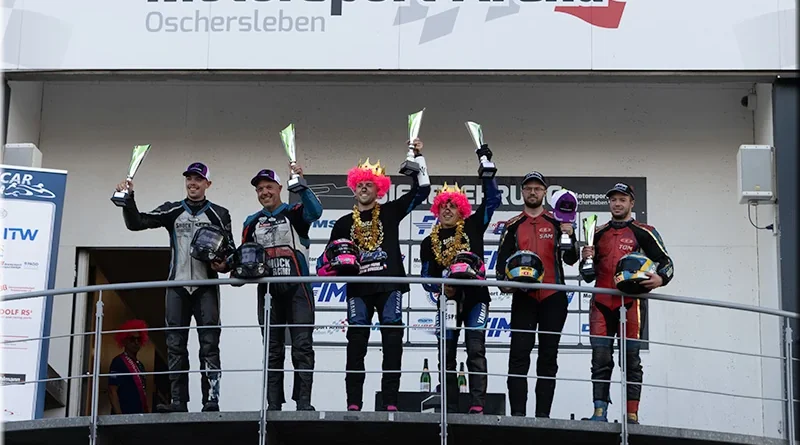 SIDECAR SUPERSIDE - Allemagne, Oschersleben, la course Sprint, Harry Payne et Kevin Rousseau champions du monde